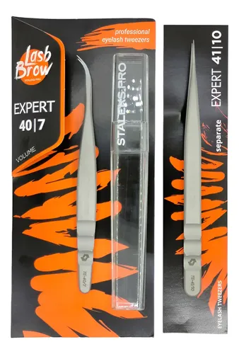 Pinza De Cejas Lash Kit Especial Staleks
