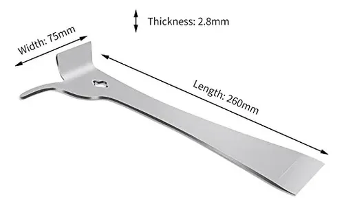 Kinglake Beekeepers Polished Stainless Steel Hive Scraper
