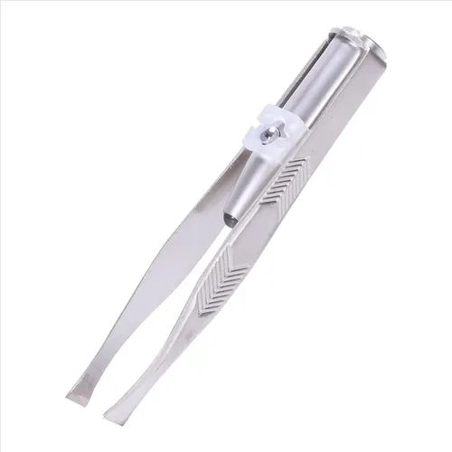 Pinzas Para Pestañas Y Cejas De Acero Inoxidable, 3 Unidades