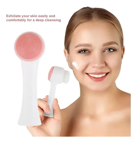 Cepillo Facial 2 En 1 Limpieza Y Exfoliación Profunda