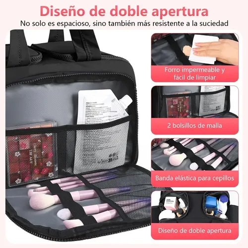 Neceser Organizador De Maquillaje Gran Capacidad