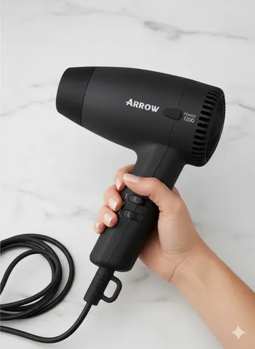 Secador De Pelo Arrow 4000np 1200w Motor Dc