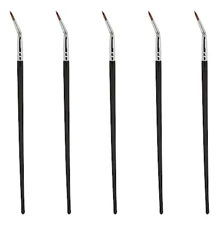 5 Uds Brocha Doblada, Brochas En Ángulo De Maquillaje Para Borrar