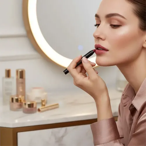 Delineador de labios retráctil Avon Power Stay Reddish, 280 mg, rojizo
