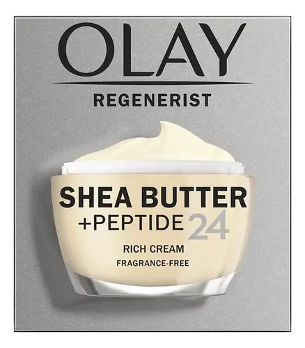 Olay Regenerist Shea Butter + Peptide 24 Crema Americano Tipo De Piel Todo Tipo De Piel