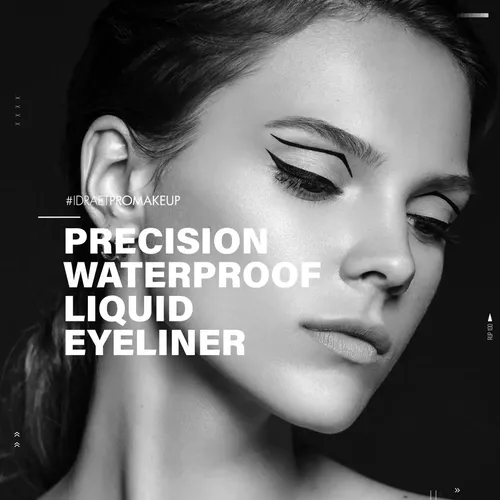 Delineador Liquido A Prueba De Agua Color Negro Idraet