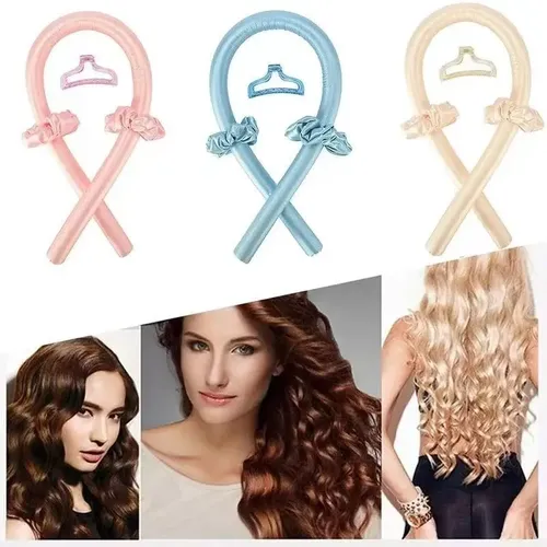 Rizador Rulero Buclara De Pelo Sin Calor Cinta Para Cabello