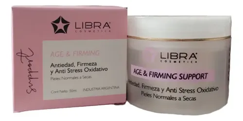 6 Crema Facial Age And Firming 50gr. Libra Cosmetica Momento De Aplicación Día/noche Tipo De Piel Todo Tipo De Piel