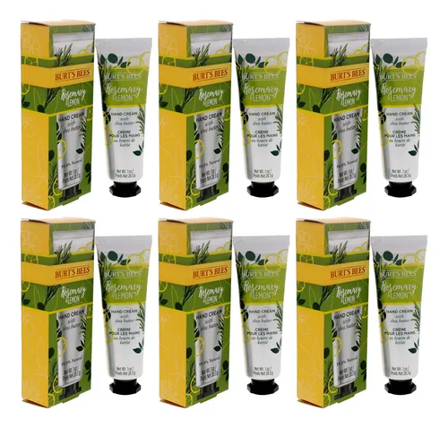 Crema De Manos De Romero Y Limón, Paquete De 6 Unidades, 30