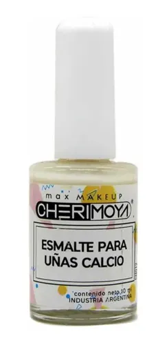Esmalte Para Uñas Calcio Cherimoya 10ml Manicuria Esculpidas