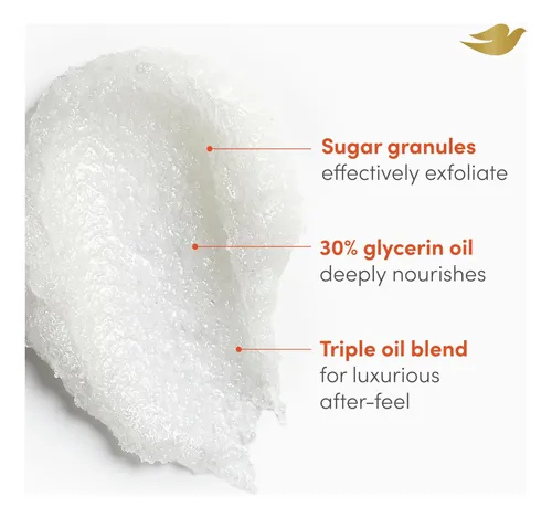 Exfoliante Corporal Dove 241 G De Aceite De Glicerina Y Acei