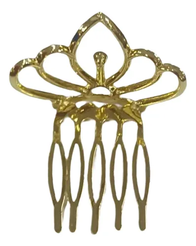 Minitiara Con Forma De Corona Pequeña Con Pinza Para El Pelo