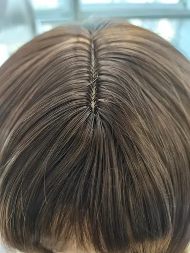Peluca Corta Bob Carre Caoba Simil Natural Teatro Oncologica