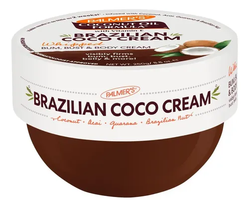 Crema De Coco Brasileña Con Fórmula De Aceite De Coco Palmer