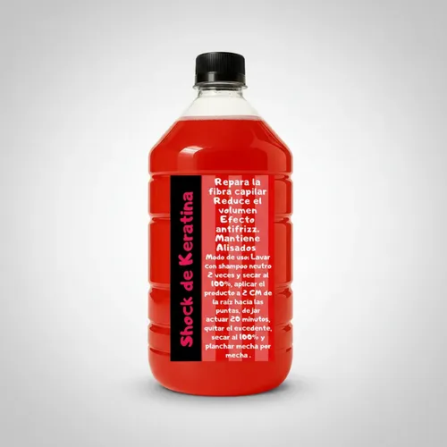 Shock De Keratina 1 Litro Líquido Antifrizz