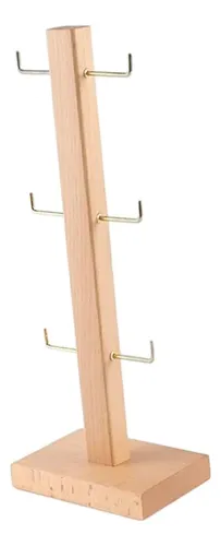 Soporte Para Diadema, Estante De Color De La Madera