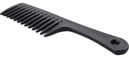 Peine Negro Pequeño Dientes Anchos Krfapt Para Cabello