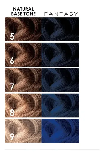 Tinte Profesional Hellawell Color Fantasy Deep Blue 60 G 60