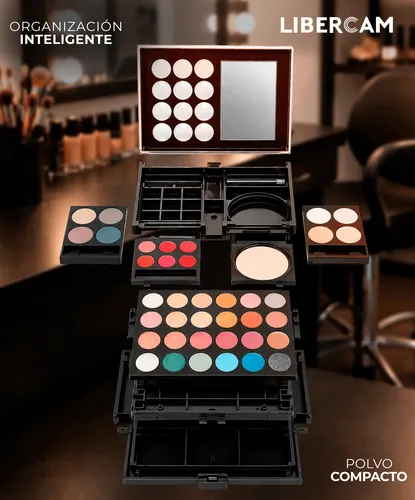 Set Maquillaje Completo 39 Colores Paleta De Sombras