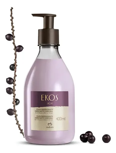 Ekos Açaí Natura Crema Corporal Hidratante 400ml Tipo de empaque Tarro Fragancia AÇAI