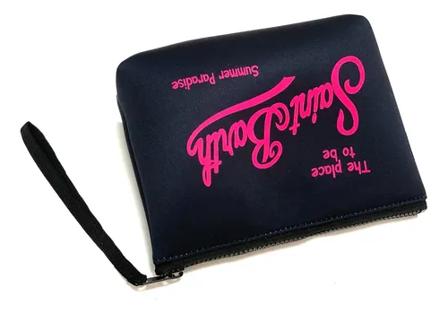 Bolso De Maquillaje Simple De Alta Gama Negro A