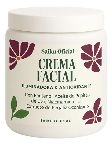 Crema Facial Hidratante Iluminadora Reparadora 250g Belgrano