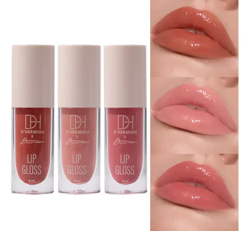 Kit Gloss Labial Liquid Hidratante 3 Units Im
