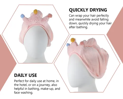 Gorros Femeninos Para Secar Cabello, Toalla Rápida, Secado R