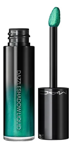 Sombra De Ojos Líquida Mac Dazzleshadow Liquid Eyeshadow Telepathic Teal