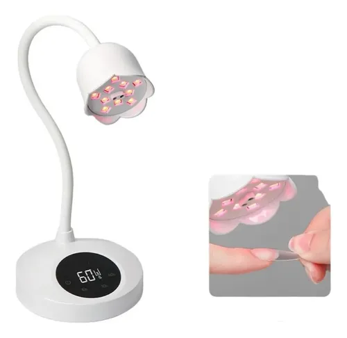 Cabina Paris Night Uv Led 20w Con Temporizador Uñas Caoba