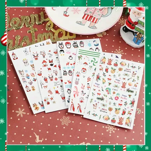 Pegatinas Autoadhesivas Para Uñas Con Bonitos Diseños De Pap F995