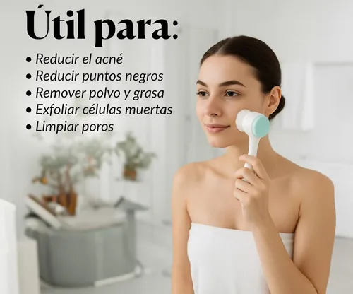 Cepillo Facial De Silicona Exfoliante Cepillo Para Limpieza