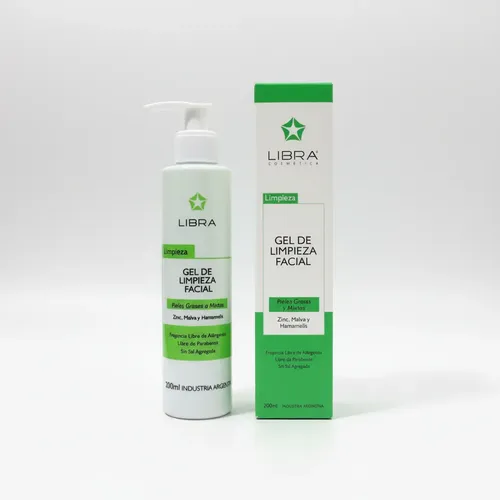 Libra Gel Limpieza Facial Piel Mixta/grasa Zinc Hamamelis
