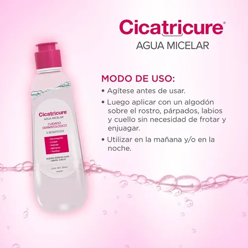 Cicatricure Agua Micelar Nf 5 En 1 X 200ml