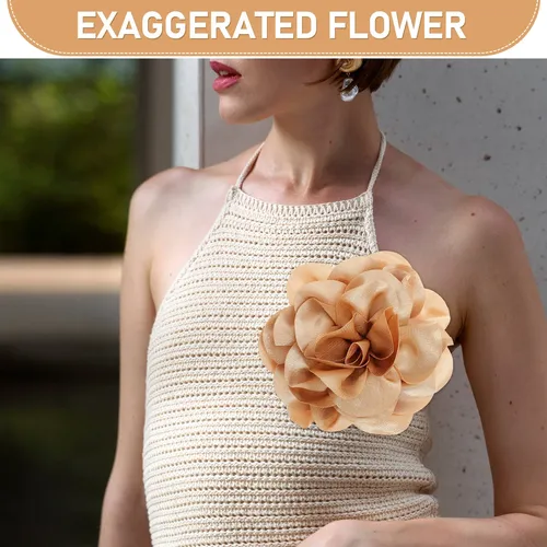 Accesorio Para Broche Con Forma De Flor, Amarillo
