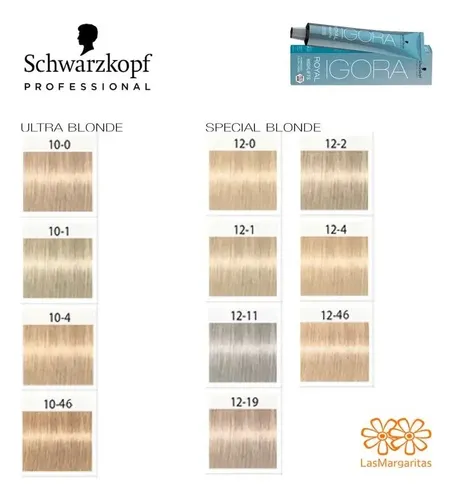Tintura Schwarzkopf Professional Igora royal Highlifts & pastels tono 12-1 para cabello