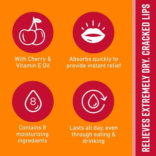 Bálsamo Labial O’keeffe’s Cherry & Vitamin E X 3 Unidades Us