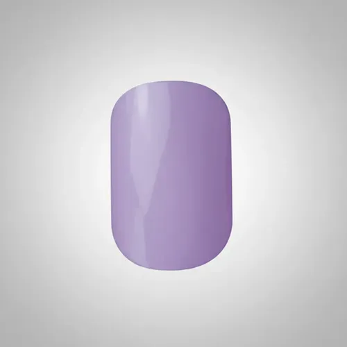 Press On Tips Autoadhesivo Oval Cherimoya Violeta Lisa