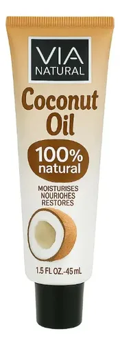 Via Natural Coconut Oil X1 Natural 45ml Hidratante Piel