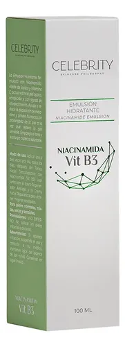 Celebrity Crema Emulsión Hidratante Niacinamida X100 Ml