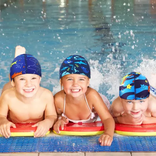 Gorro De Baño Para Niños 3 Piezas Tiburón Delfín…