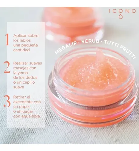Exfoliante Labios Scrub Megalip 12g Icono