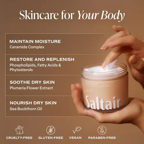 Manteca Corporal Saltair Santal Bloom 300 Ml Con Complejo De