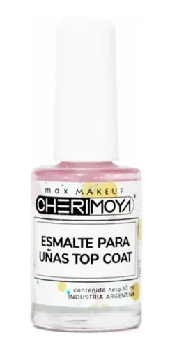 Esmalte Para Uñas Top Coat Cherimoya Tradicional 10ml Uñas