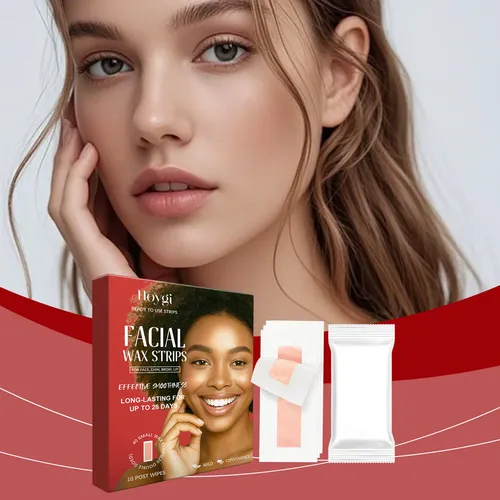 Bandas De Cera Facial Con Jojoba Y Vitamina E