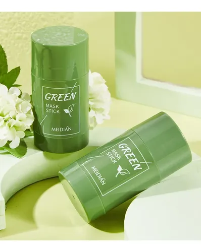 Mascarilla En Barra De Arcilla Sólida De Té Verde De 40 G, L