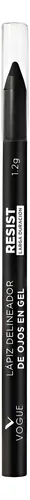 Vogue Resist Lápiz Delineador De Ojos En Gel Negro
