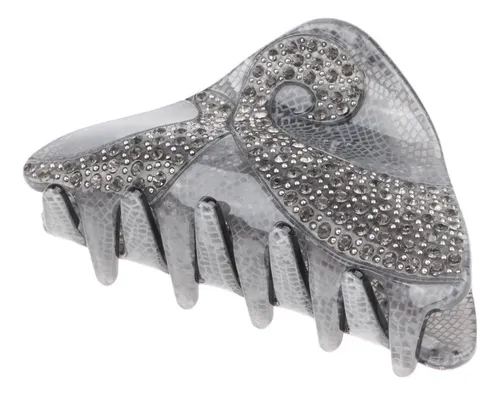 Apretones Del Broche Del Pelo Gris