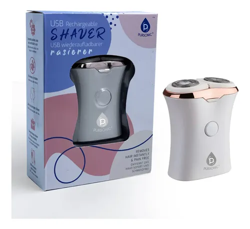 Afeitadora Eléctrica Pursonic Usb Recargable Para Mujer Blan