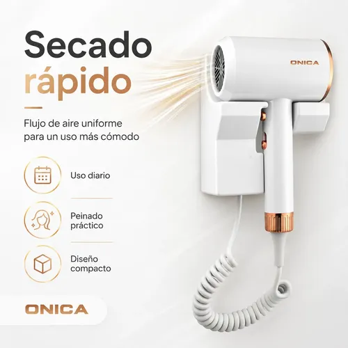 Secador De Baño Eléctrico De Pared Diseño Compacto Y Elegant